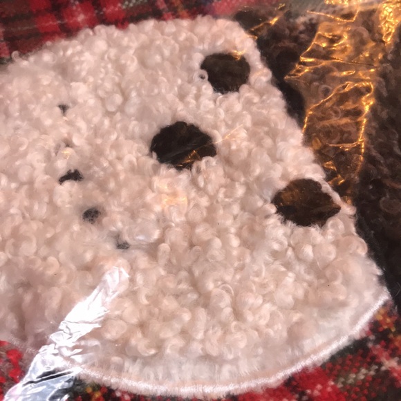 Pottery Barn Cute and Cuddly Archie The Snowman Applique Plaid Pillow Cover ☃️ - Picture 6 of 16